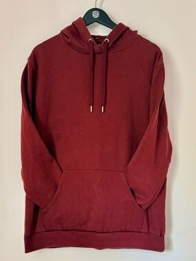 Fresh Clean Tees Burgundy Pullover Hoodie with Kangaroo Pocket SZ.XL